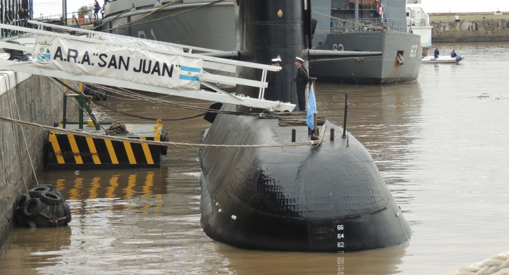 阿根廷海军称圣胡安号潜艇沉没前曾发生爆炸