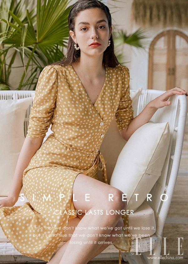 藏肉遮肚还显瘦,就靠一条春装连衣裙