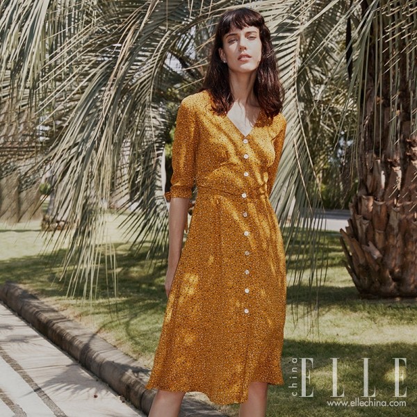 藏肉遮肚还显瘦,就靠一条春装连衣裙